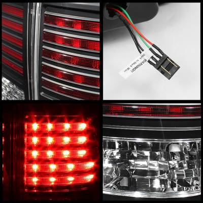 Spyder - Lexus LX Spyder LED Taillights - Black - 111-LLX47098-LED-BK - Image 2