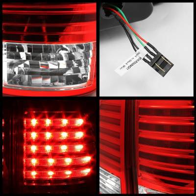 Spyder - Lexus LX Spyder LED Taillights - Red Clear - 111-LLX47098-LED-RC - Image 2