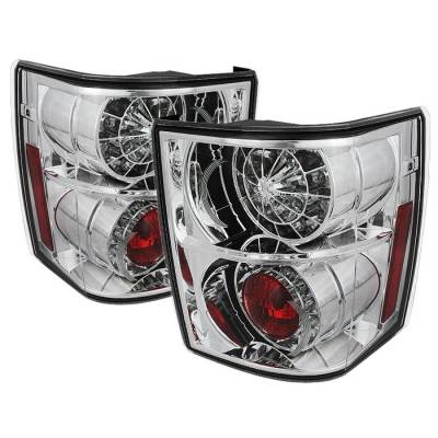 Land Rover Range Rover Spyder LED Taillights - Chrome - 111-LRRRH03-LED-C