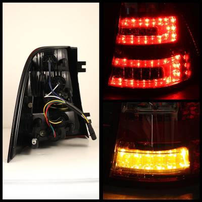 Spyder - Mercedes-Benz ML Spyder LED Taillights - Red Clear - 111-MBW16398-LED-RC - Image 2