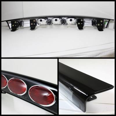 Spyder - Mazda RX-7 Spyder Euro Style Trunk Taillights - Black - 111-MRX793-TR-BK - Image 2