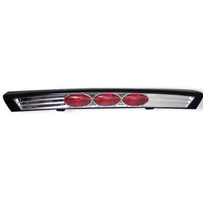 Mazda RX-7 Spyder Euro Style Trunk Taillights - Chrome - 111-MRX793-TR-C