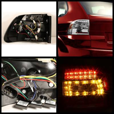 Spyder - Porsche Cayenne Spyder LED Taillights - Chrome - 111-PCAY03-LED-C - Image 2