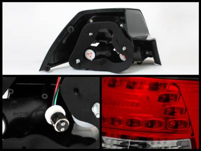 Spyder - Pontiac G8 Spyder LED Taillights - Red Clear - 111-PG808-LED-RC - Image 2