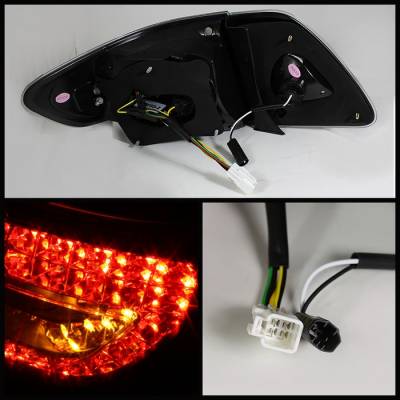 Spyder - Toyota Corolla Spyder LED Taillights - Black - 111-TC09-LED-G2-BK - Image 2