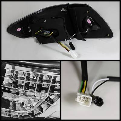 Spyder - Toyota Corolla Spyder LED Taillights - Chrome - 111-TC09-LED-G2-C - Image 2