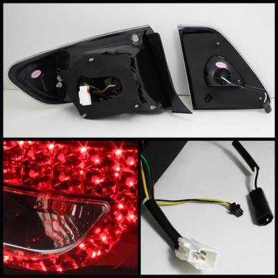 Spyder - Toyota Corolla Spyder LED Taillights - Red Clear - 111-TC09-LED-RC - Image 2