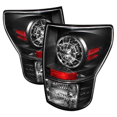 Spyder - Toyota Tundra Spyder LED Taillights - Black - 111-TTU07-LED-BK - Image 1