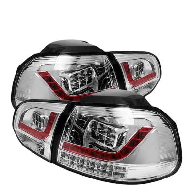 Volkswagen Golf GTI Spyder LED Taillights - Chrome - 111-VG10-LED-C