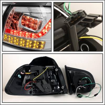 Spyder - Volkswagen Golf GTI Spyder LED Taillights - Chrome - 111-VG10-LED-C - Image 2