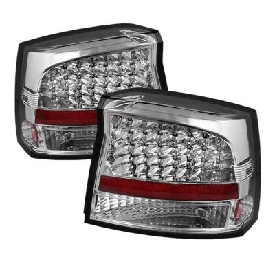 Dodge Charger Spyder LED Taillights - Chrome - ALT-JH-DCH09-LED-C