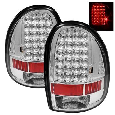Plymouth Grand Voyager Spyder LED Taillights - Chrome - ALT-ON-DC96-LED-C