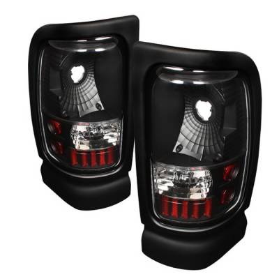 Dodge Ram Spyder Altezza Taillights - Black - ALT-ON-DRAM94-BK