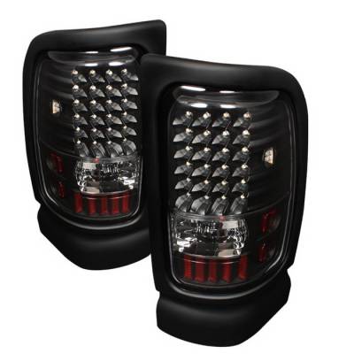 Spyder Auto - Dodge Ram Spyder LED Taillights - Black - ALT-ON-DRAM94-LED-BK - Image 1