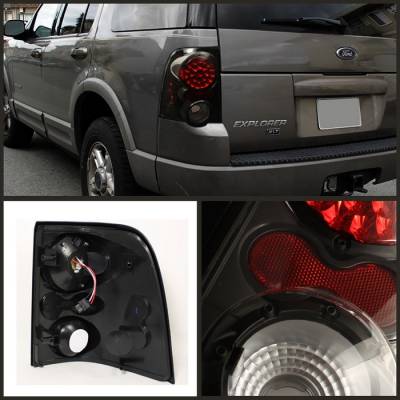 Spyder - Ford Explorer Spyder LED Taillights - Black - ALT-ON-FEXP02-LED-BK - Image 2