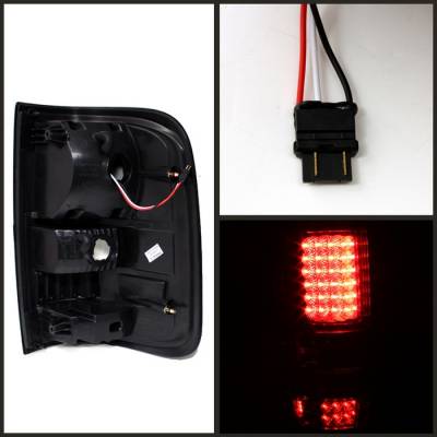 Spyder - Ford F150 Spyder LED Taillights - Red Clear - ALT-ON-FF15004-LED-RC - Image 2