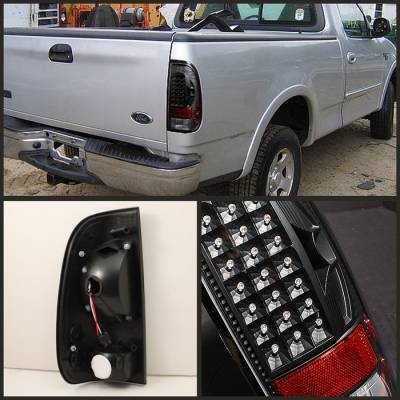 Spyder - Ford F150 Spyder LED Taillights - Black - ALT-ON-FF15097-LED-BK - Image 2