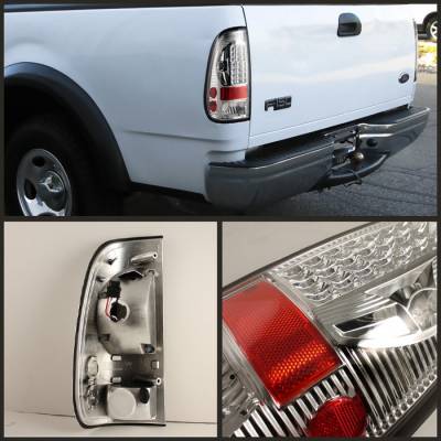 Spyder - Ford F150 Spyder LED Taillights - Chrome - ALT-ON-FF15097-LED-C - Image 2