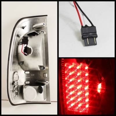 Spyder - Ford F250 Superduty Spyder LED Taillights - Red Smoke - ALT-ON-FF15097-LED-RC - Image 2