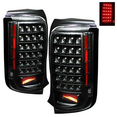 Scion xB Spyder LED Taillights - Black - ALT-ON-TSXB08-LED-BK