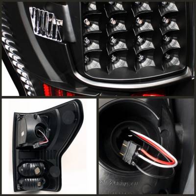 Spyder - Toyota Tundra Spyder LED Taillights - Black - ALT-ON-TTU07-LED-BK - Image 2