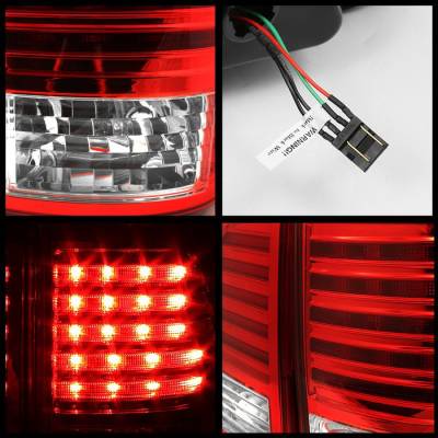 Spyder Auto - Lexus LX Spyder LED Taillights - Red Clear - ALT-YD-LLX47098-LED-RC - Image 2