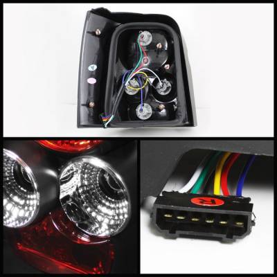 Spyder Auto - Volkswagen Passat Spyder Altezza Taillights - Black - ALT-YD-VWPAT97-5D-BK - Image 2