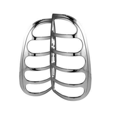 Ford F250 Superduty Spyder ABS Taillights Bezel - Chrome - CA-TB-FF15097