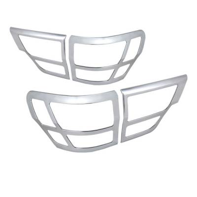 Jeep Grand Cherokee Spyder ABS Taillight Bezel - Chrome - CA-TB-JGC11