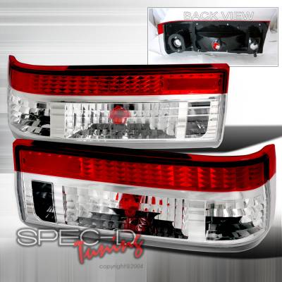 Toyota Corolla Spec-D Altezza Taillights - Red & Clear - LT-AE86RPW-TM