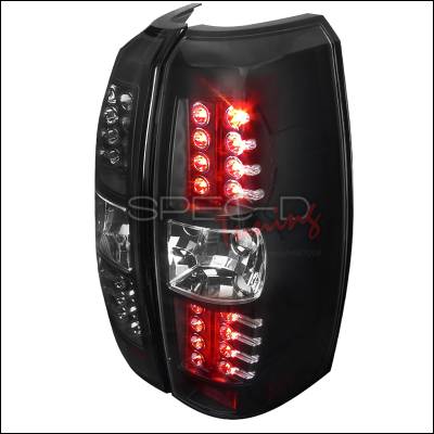 Chevrolet Avalanche Spec-D Black Housing LED Taillights - LT-AVA07JMLED-TM