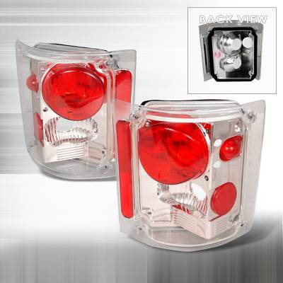 Chevrolet C10 Spec-D Altezza Taillights - Chrome - LT-C1073-KS