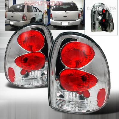 Dodge Caravan Spec-D Altezza Taillights - Chrome - LT-CAR96-KS