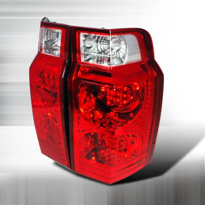 Jeep Commander Spec-D LED Taillights - Red - LT-COMM06RLED-KS