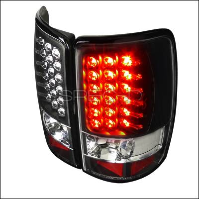 Chevrolet Tahoe Spec-D LED Taillights - Black - LT-DEN00JMLED-TM