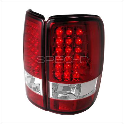 GMC Denali Spec-D LED Taillights - Red - LT-DEN00RLED-TM