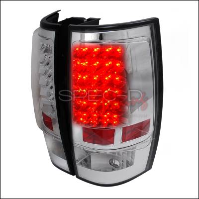 GMC Denali Spec-D LED Taillights - Chrome - LT-DEN07CLED-TM