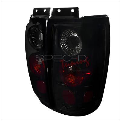 Ford Expedition Spec-D Euro Taillights - Glossy - Black Housing with Smoke Lens - LT-EPED97BB-TM