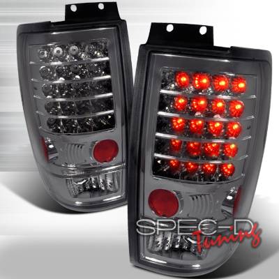 Ford Expedition Spec-D LED Taillights - Smoke - LT-EPED97GLED-KS