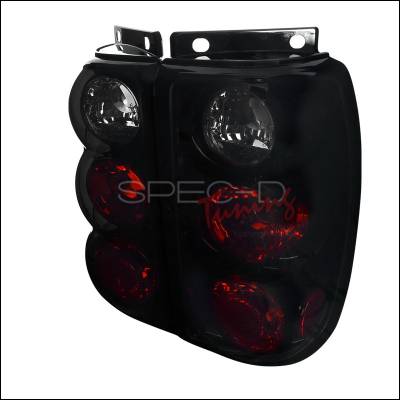 Ford Explorer Spec-D Euro Taillights with Glossy Black Housing & Smoke Lens - LT-EPOR95BB-TM