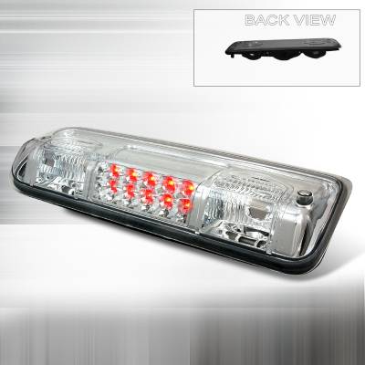 Ford F150 Spec-D LED Third Brake Lights - Chrome - LT-F15004RBCLED-KS