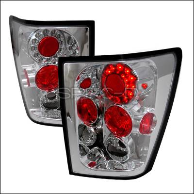 Jeep Grand Cherokee Spec-D LED Taillights - Chrome - LT-GKEE05CLED-TM