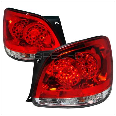 Lexus GS Spec-D LED Taillights - Red - LT-GS30098RLED-KS