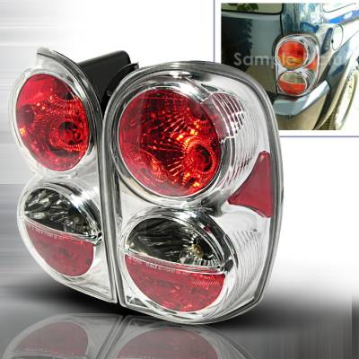 Jeep Liberty Spec-D Altezza Taillights - Chrome - LT-LIB02-KS