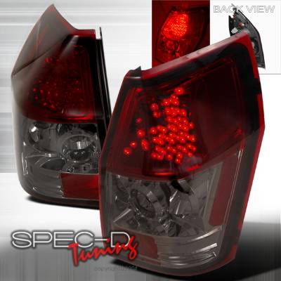 Dodge Magnum Spec-D LED Taillights - Smoke - LT-MAG05GLED-TM