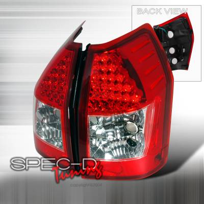 Dodge Magnum Spec-D LED Taillights - Red - LT-MAG05RLED-KS