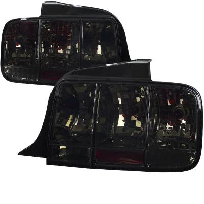 Ford Mustang Spec-D Sequential Taillights - Smoke - LT-MST05G-SQ-TM