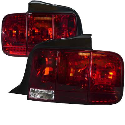 Ford Mustang Spec-D Sequential Taillights - Red - LT-MST05R-SQ-TM