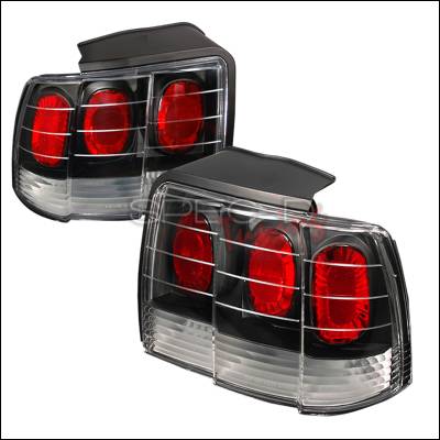 Ford Mustang Spec-D Altezza Taillights - Black - LT-MST99JM-APC