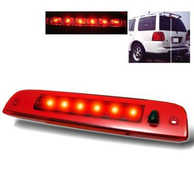 Lincoln Navigator Spyder LED Third Brake Light - Red - BL-CL-LN03-LED-RD